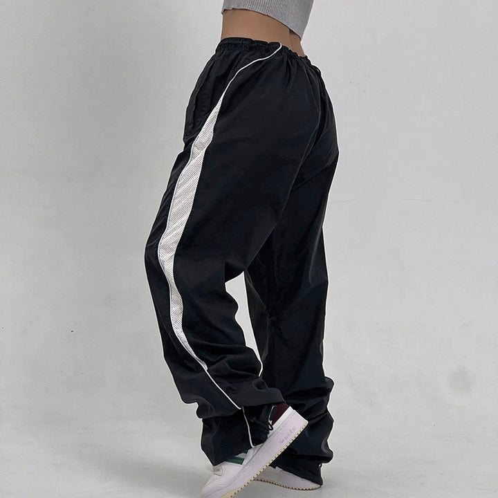Dame Sporty fritid pants med netdetails Skovae