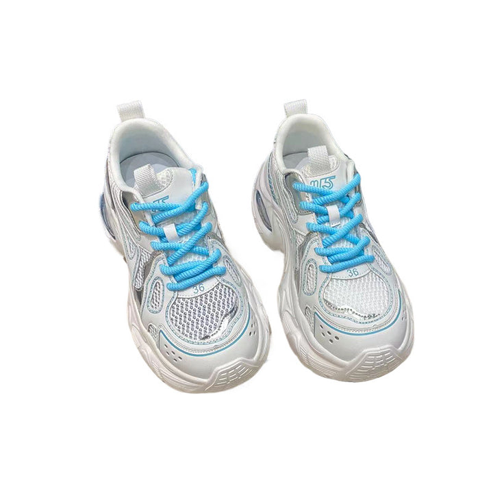 Dame let mesh sneakers i sporty design Stilla