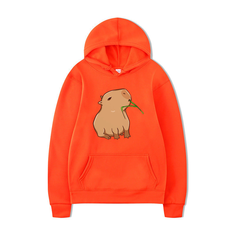 Kvinders hoodie med sjovt dyre design og behagelig pasform Skovae