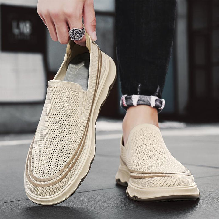 Dame Slip-On Komfort-Sneakers med åndbart overmateriale Stilla