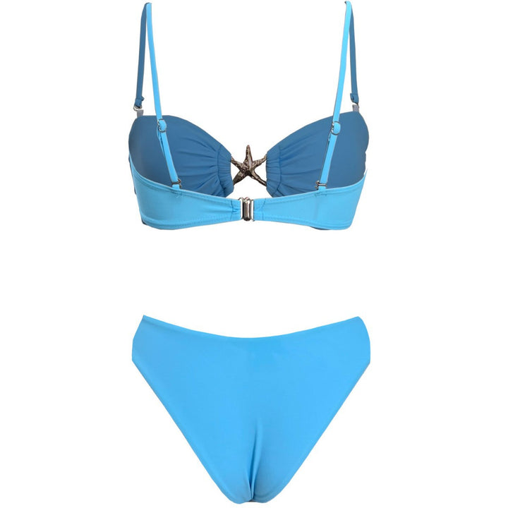 Dame bikini-sæt med dekorativ knude-detalje og elegante accenter Stilla
