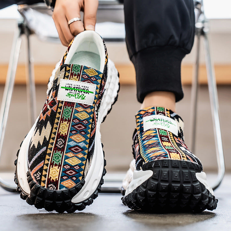 Dame Etnisk Inspirerede Slip-On Sneakers Stilla