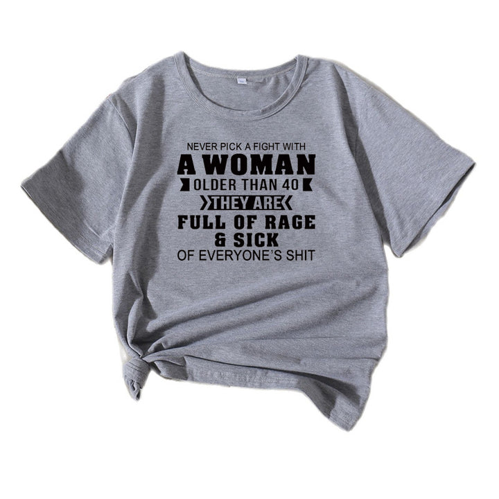 Kvinder Komisk Udtalelse T-Shirt Stilla