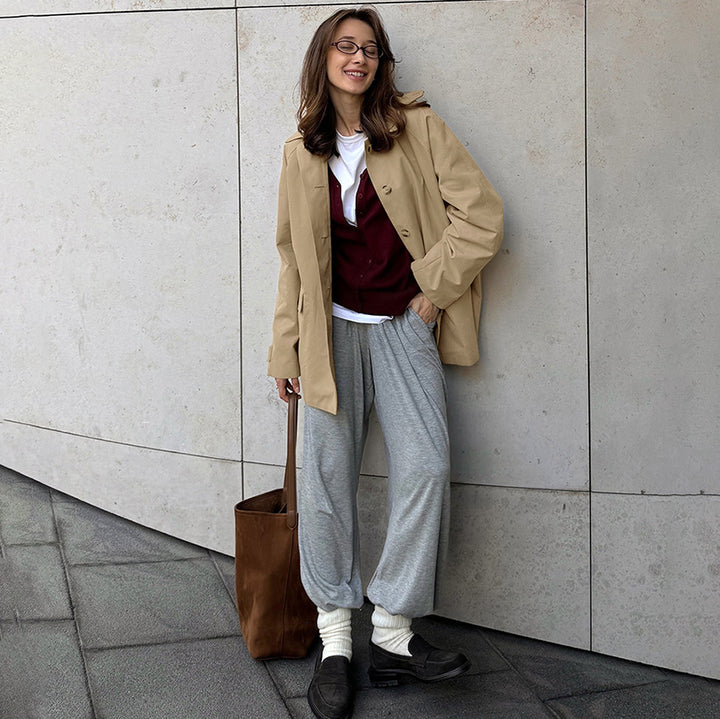 Dame Oversized Blazer med moderne snit og alsidigt design Stilla