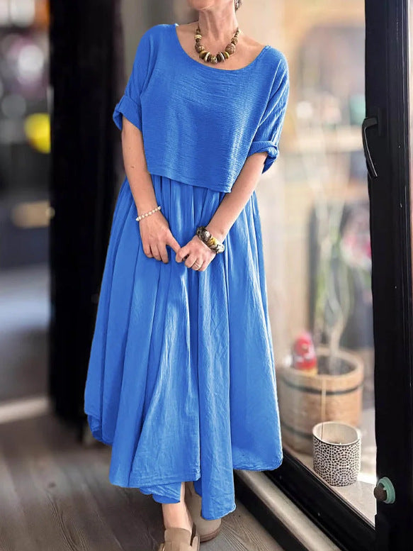 Dame Relaxed Fit Maxi Kjole Stilla