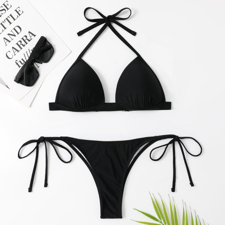 Dame Triangle Tie-Back Bikini Sæt Stilla
