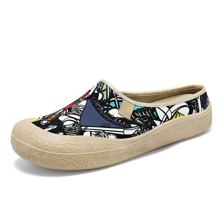 Dame Lettere Slip-On Fritidsko med farverigt design og skridsikker sål Stilla