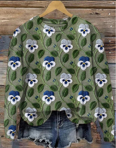 Stilla | Casual Floral Print Sweater