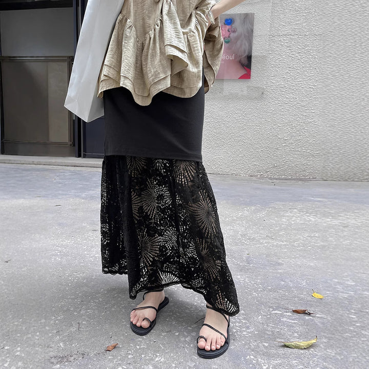 Dame smart wrap skirt sæt Stilla