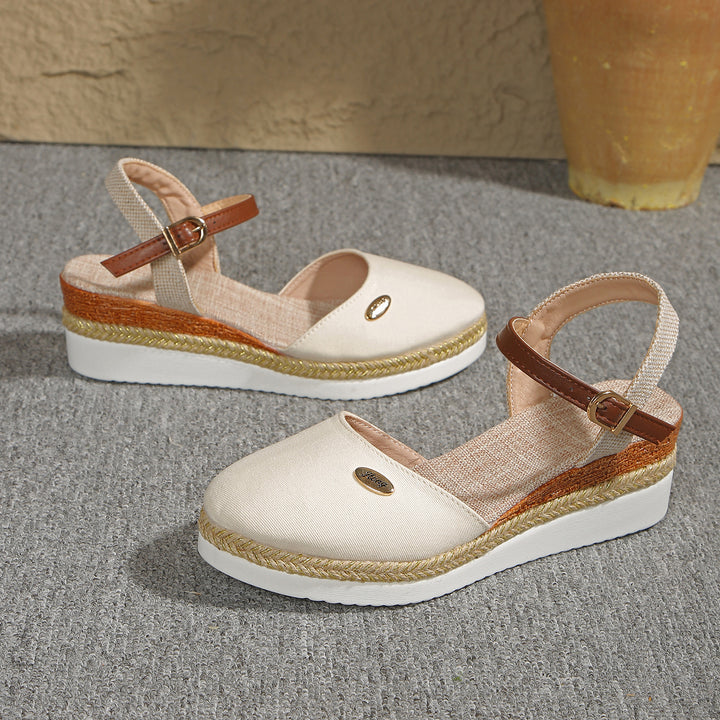 Dame Espadrilles med elegant spænde Stilla