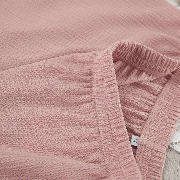 Dame Relaxed Loungewear Sæt med kort top og shorts Stilla