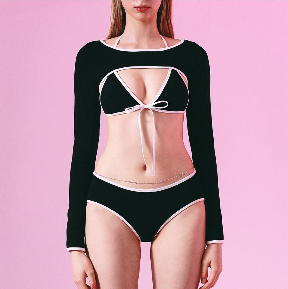 Dame Sporty Bikini-sæt med afslappede shorts Stilla