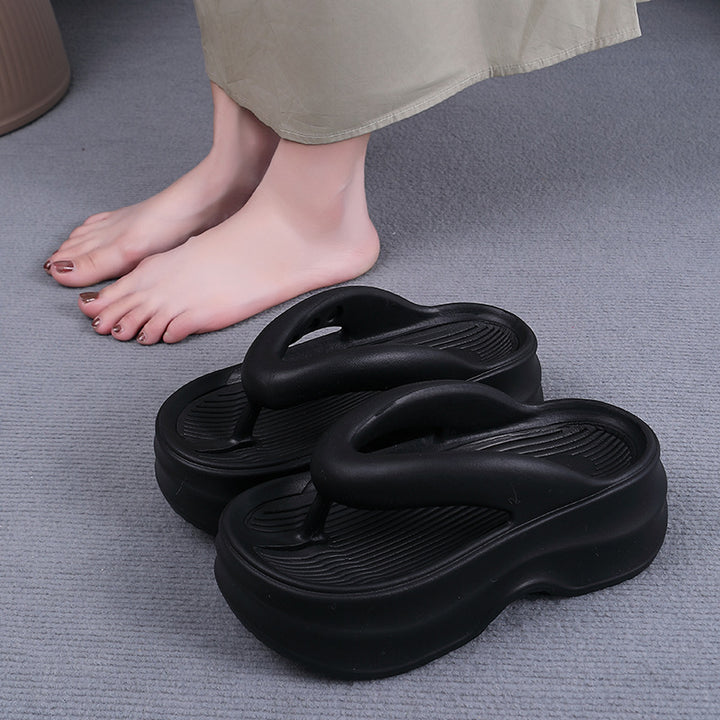 Dame ergonomiske komfort-sandaler med skridsikker sål og fleksibel fodseng Stilla