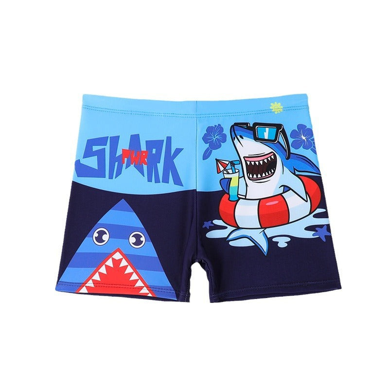Drengernes bad shorts med maritimt motiv Skovae