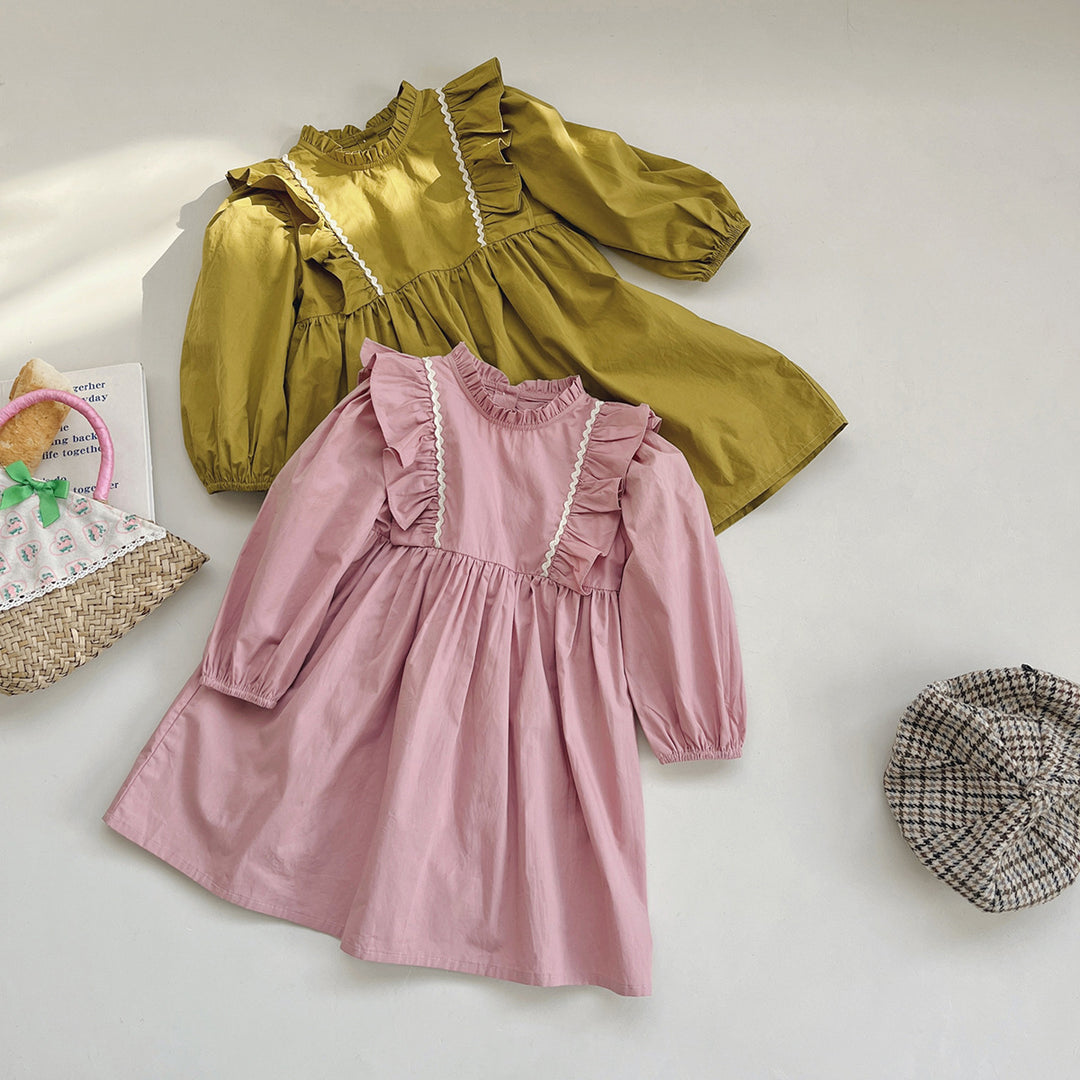 Femme Elegantes Rüschkjole Stilla