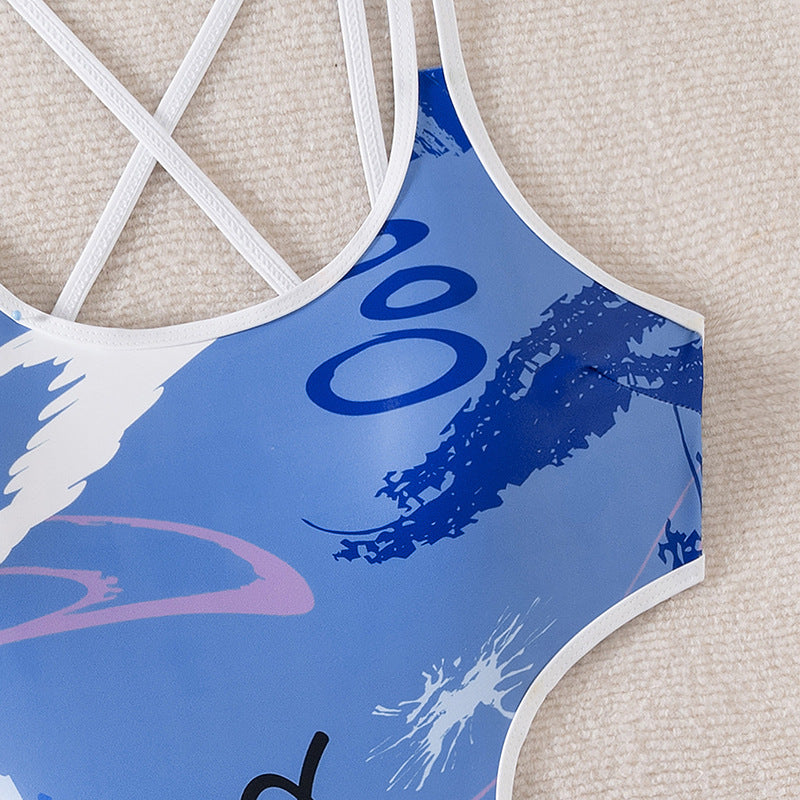 Damer Én-delt Badedragt med trendy cut-out detaljer Skovae