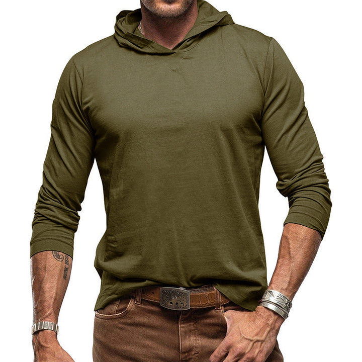 Stilla | Hættepullover Slim Fit Langærmet Let Bomuldsstrik minimalistisk Stil