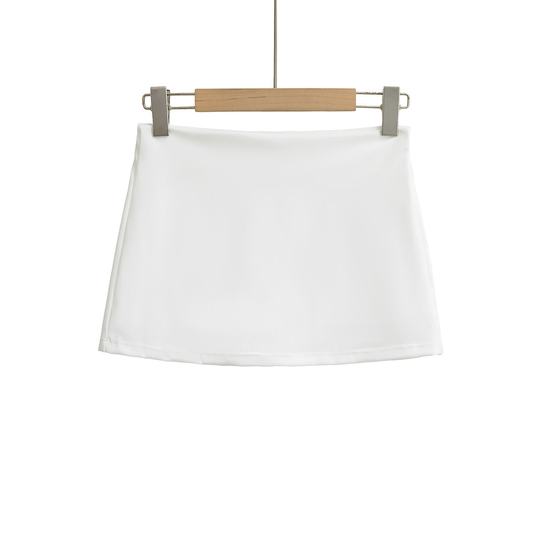 Dame sporty mini nederdel lavet af åndbart materiale med elastisk talje Stilla