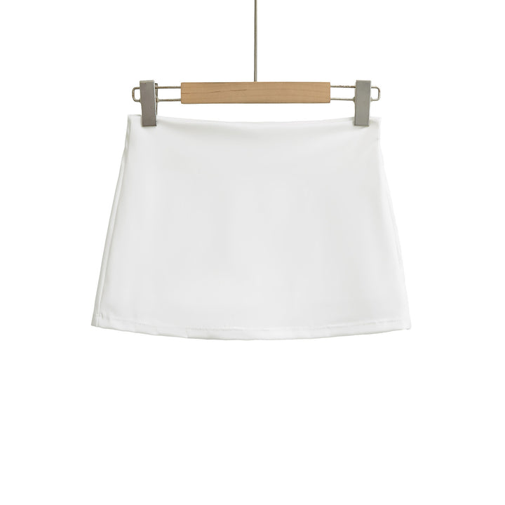 Dame sporty mini nederdel lavet af åndbart materiale med elastisk talje Stilla