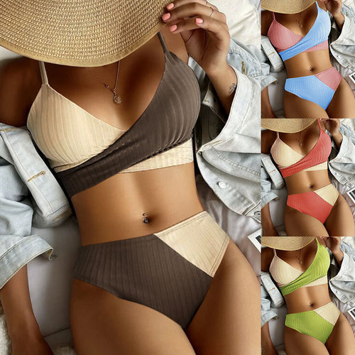 Dame bikini med raffineret indpaknings-look Skovae