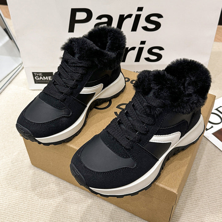 Dame Vinter-Sneakers med blødt inderfor og skridsikker sål Stilla