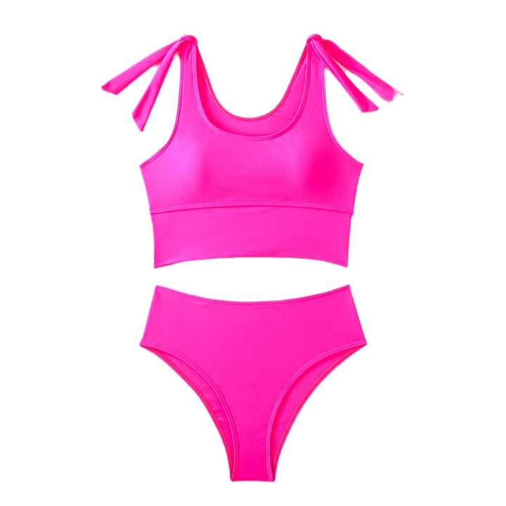 Dame Sporty Crop Top Bikini Sæt Stilla