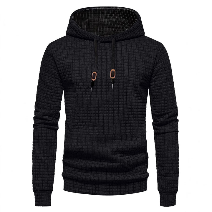 Herrer Hoodie med struktureret design og praktiske detaljer Stilla