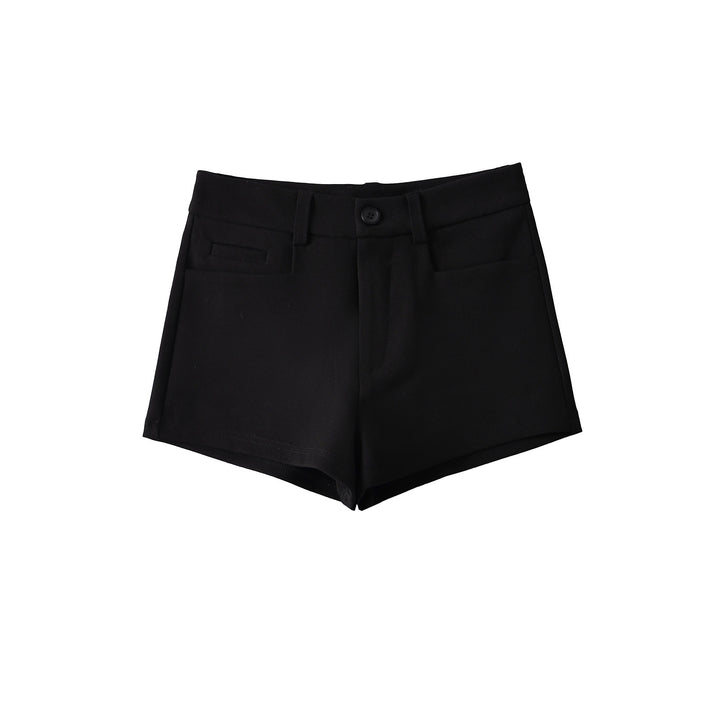 Dame højtaljede shorts med elegant snit og praktiske lommer Stilla