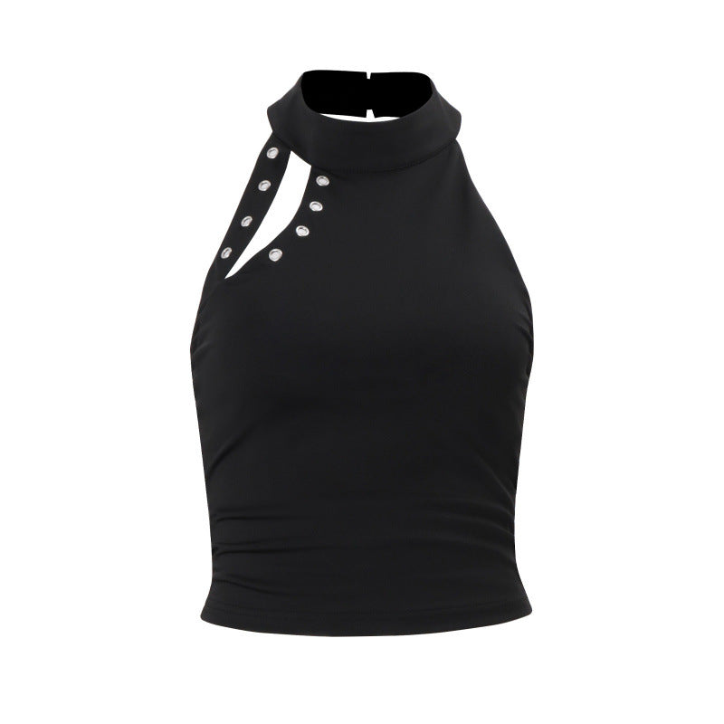 Damen Sportliches Haltertop mit modischen Details Skovae