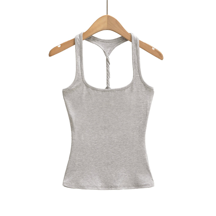 Dame Sporty Tanktop med Racerback og blødt bomuldsstof Stilla