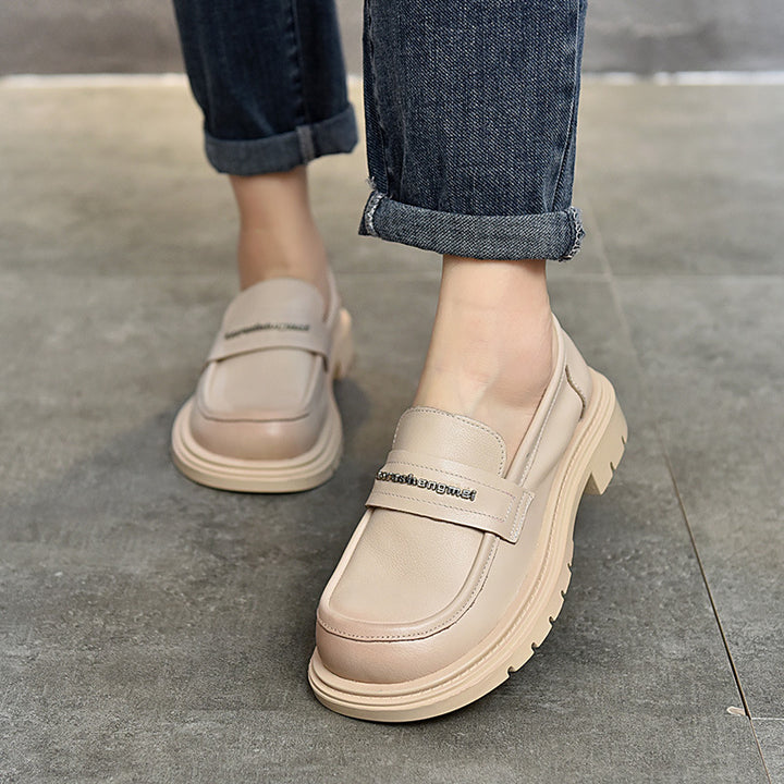 Dame Mokassin-Slippers med moderne rem og skridsikker sål Stilla