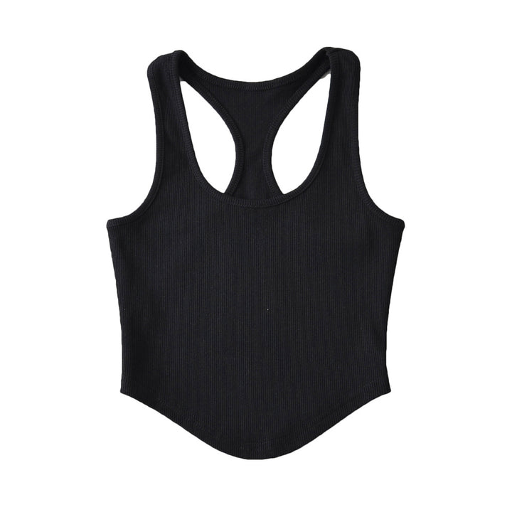 Dame sporty tanktop med racerback og kvalitets ribstruktur Stilla