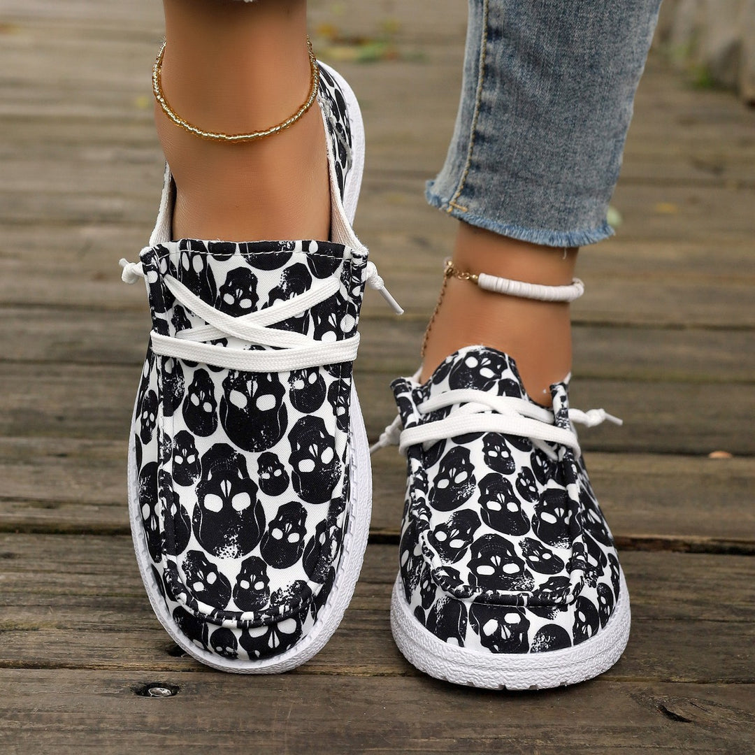 Dame sneakers med smart kraniet design Stilla
