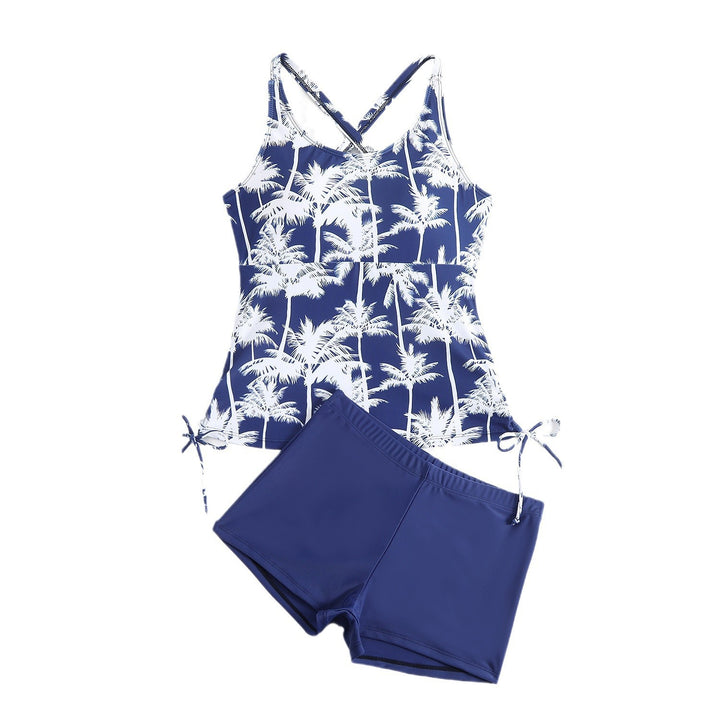 Dame Tankini med justerbare stropper og afslappede shorts Skovae