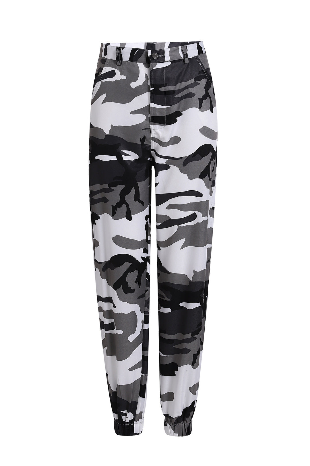 Dame Camo Print Utility Cargo Bukser Stilla