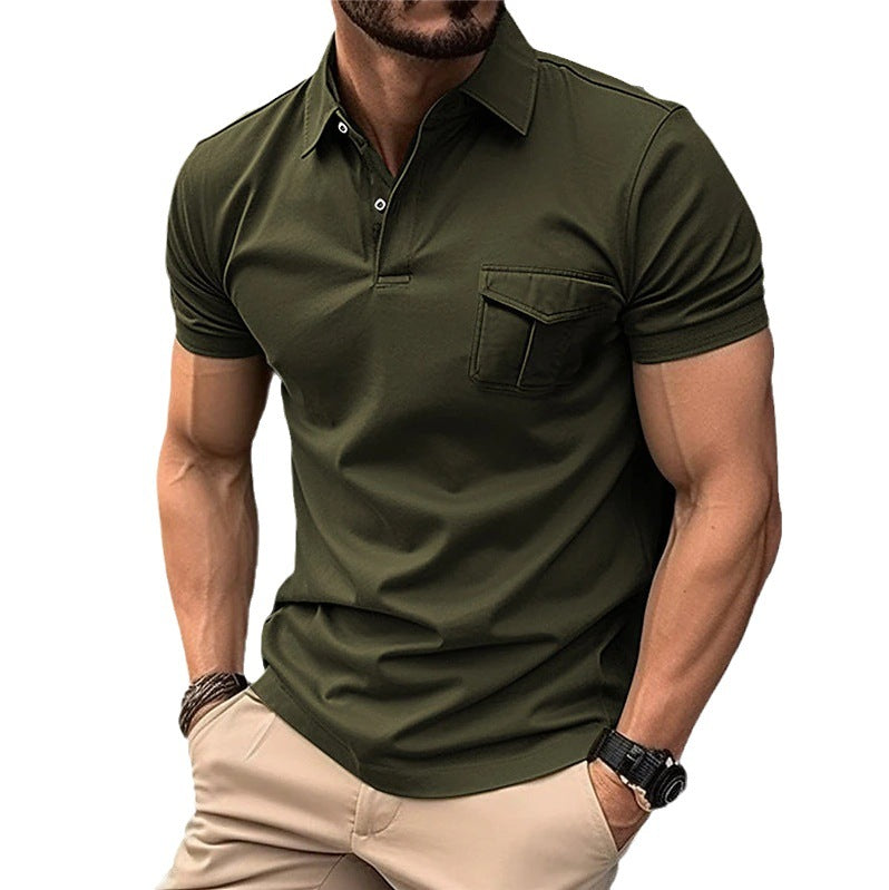 Herre Poloshirt med moderne snit og praktisk brystlomme Stilla