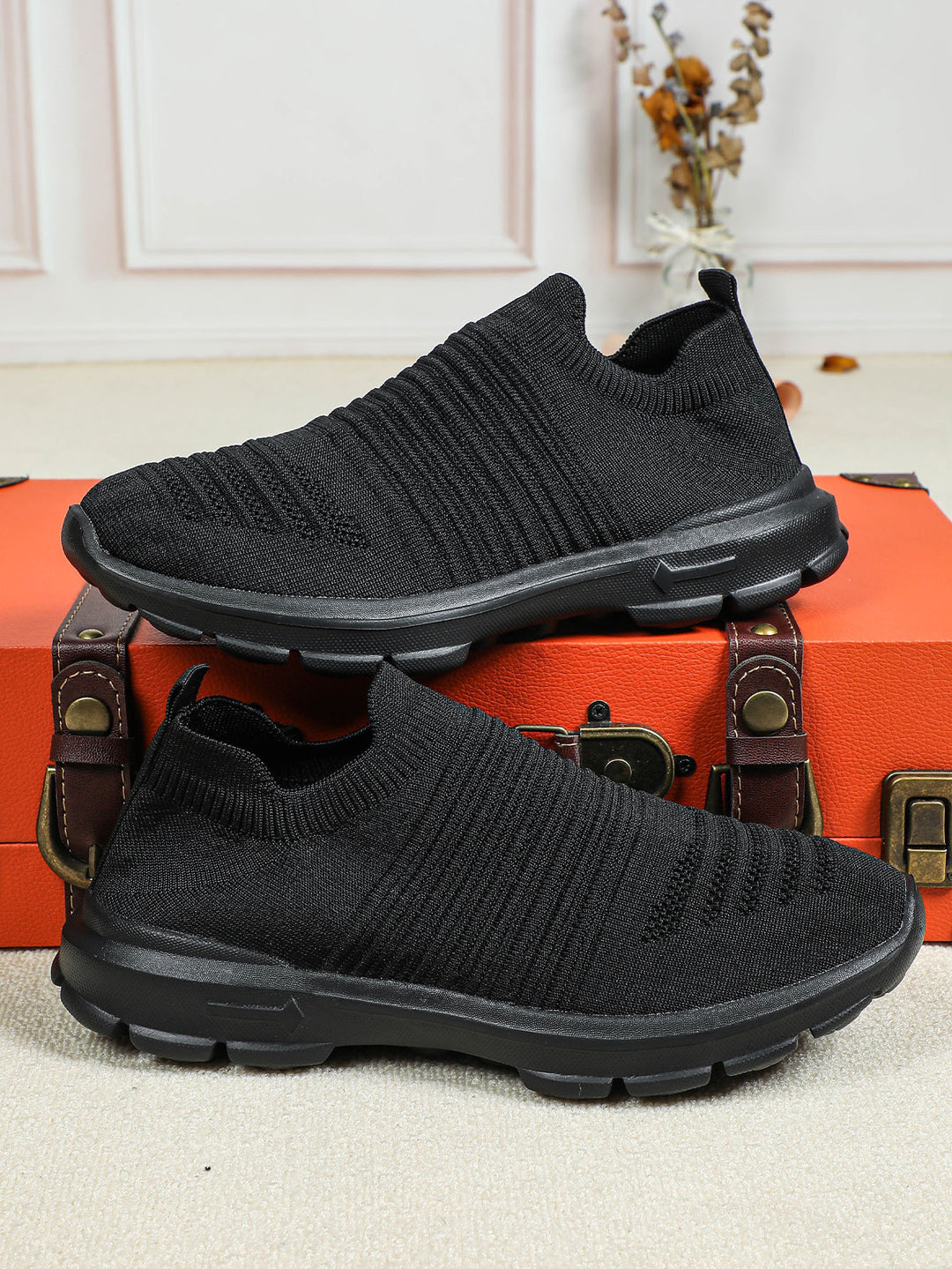 Dame behagelige Slip-On løbesko Stilla