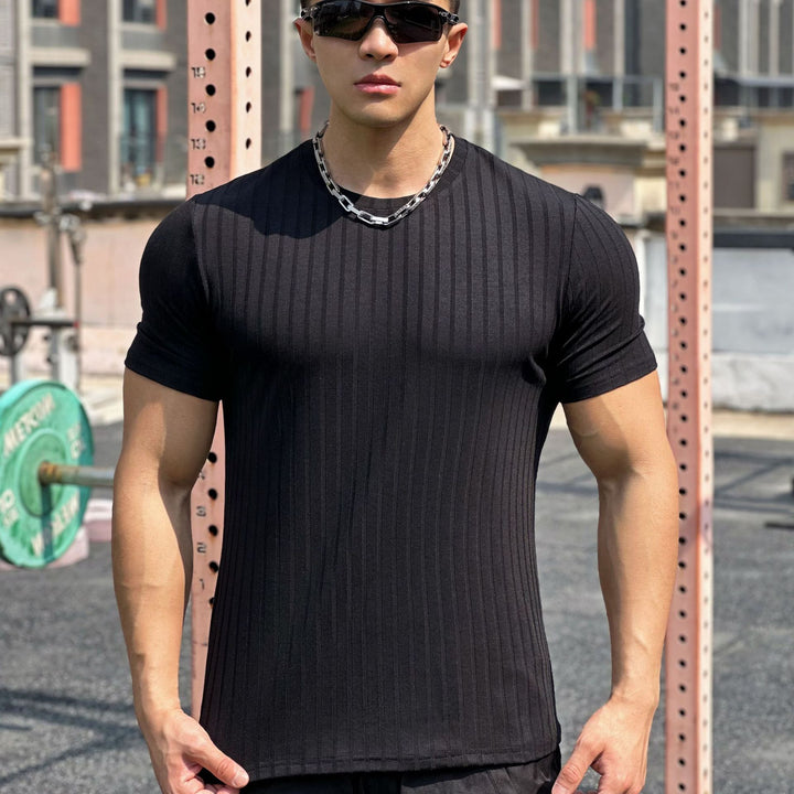 Herren Sporty Kompressionsshirt med fugtabsorberende teknologi Stilla