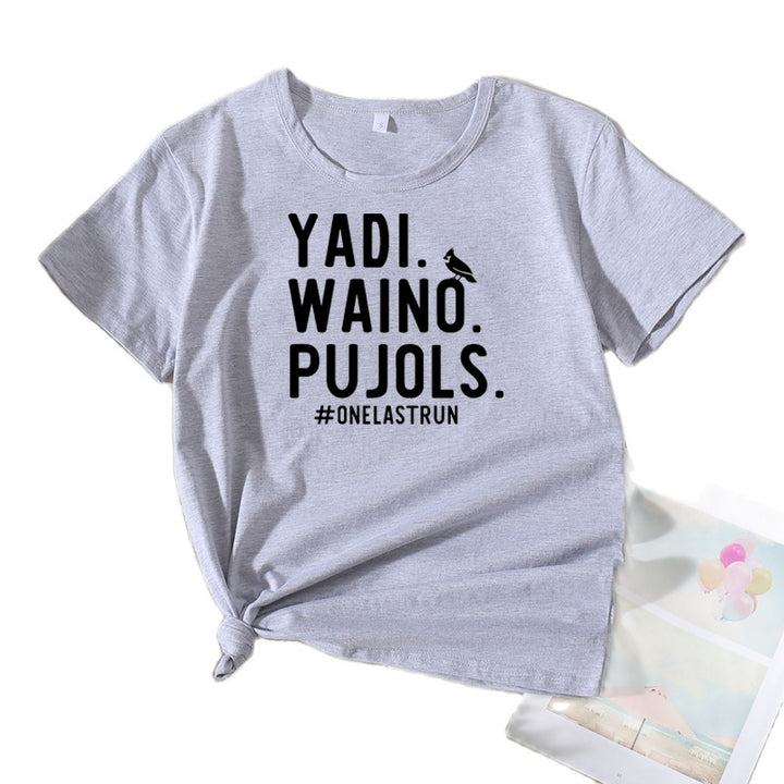Dame Fritids Grafik T-Shirt Stilla