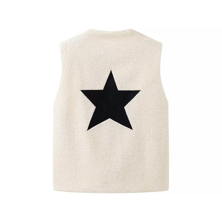 Dame fuzzy vest med materiale af høj kvalitet og elegant snit Stilla