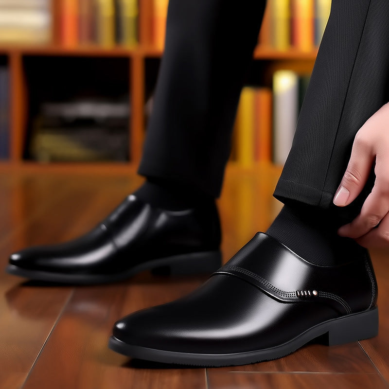 Herrer Elegante Laklæder Slipper Stilla