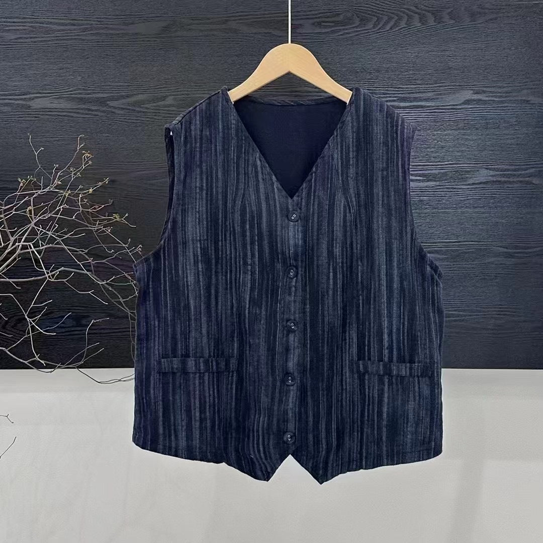 Femme Stilig Button-Up Vest Stilla
