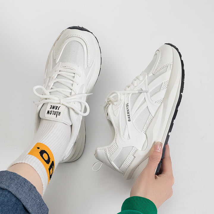 Damer Sporty Sneakers med åndbart mesh-overflade og dæmpende sål Stilla