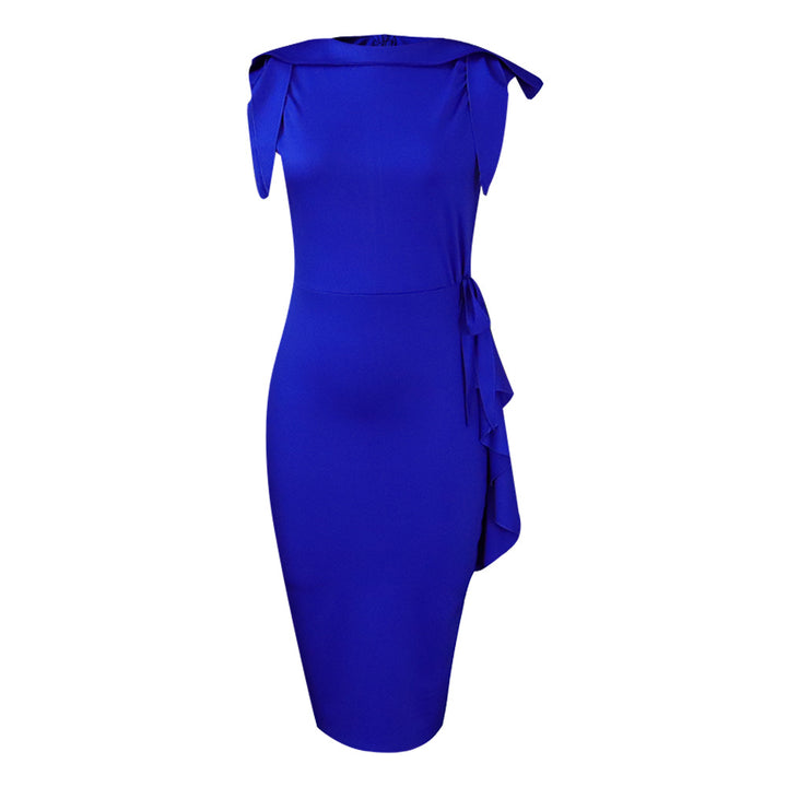 Dame Etuikjole i moderne Off-Shoulder design med figurformende snit og elegant drapering Stilla