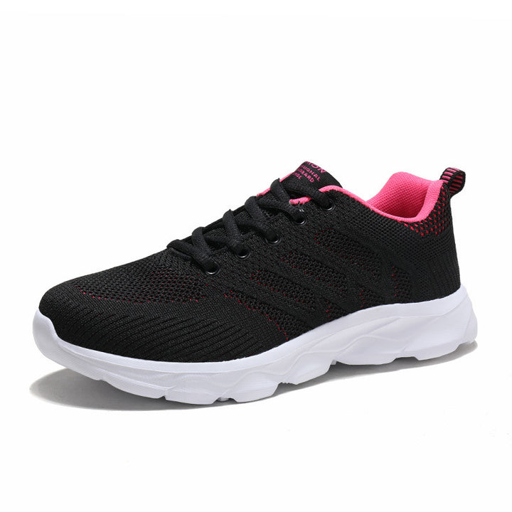 Unisex nan lette åndbare strikkesneakers med dæmpende mellemsål Skovae