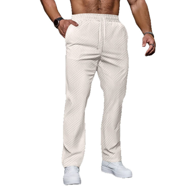 Herrer Sporty Joggingbukser med moderne strukturdesign Stilla