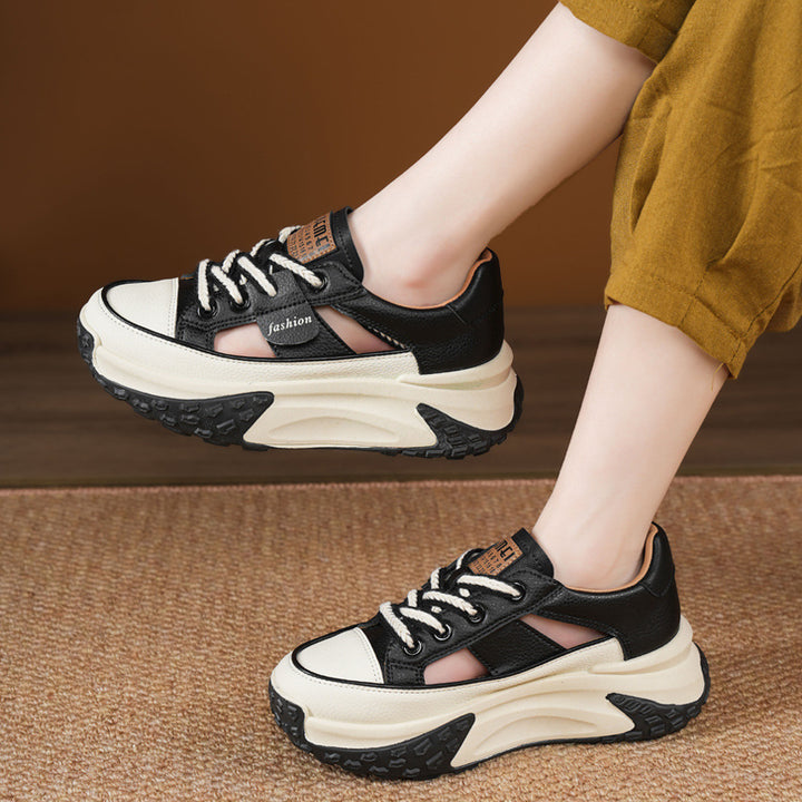 Dame Chunky Sneakers med trendy profilsål og komfortabel dæmpning Stilla