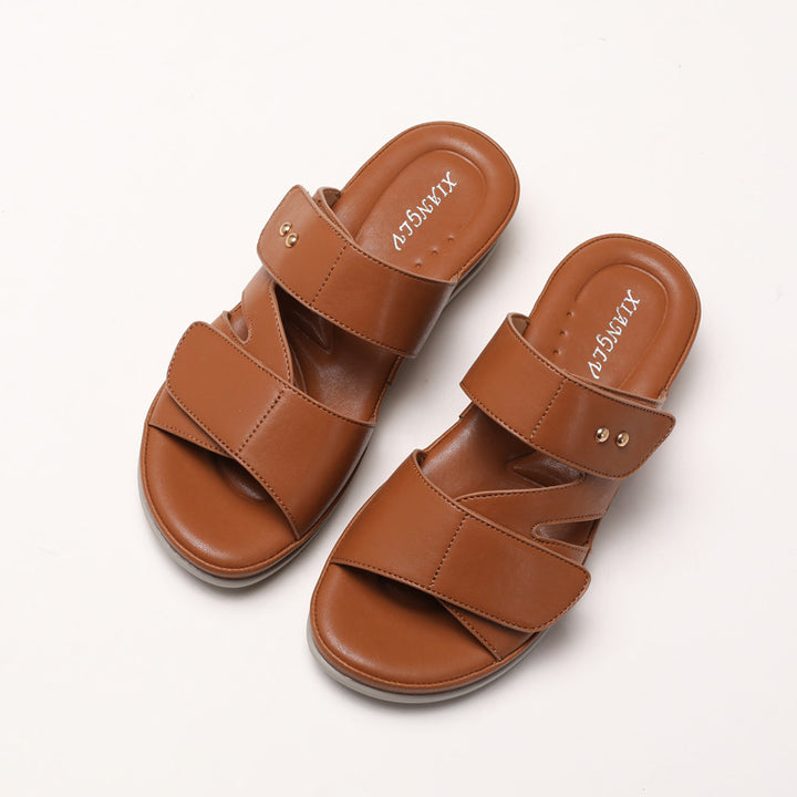 Dame slippers med justerbare remme og polstret indersål Stilla