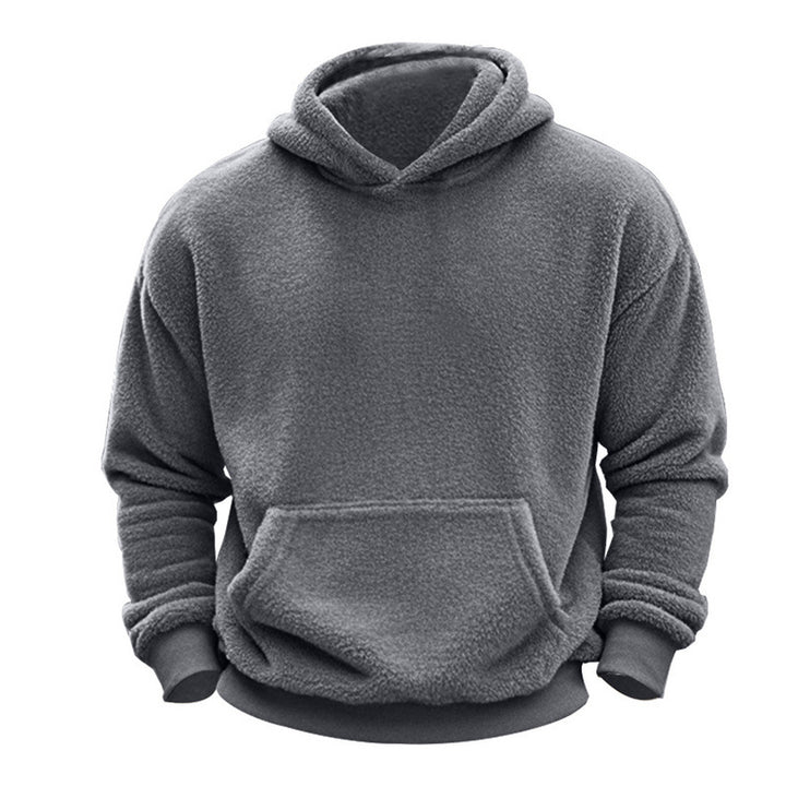 Herrer Hættebluse lavet af blødt fleece Stilla
