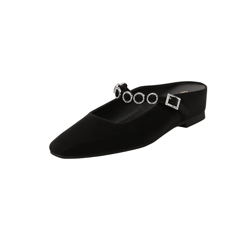 Dame Sling-Mules med elegant krystalaccent og behagelig pasform Stilla